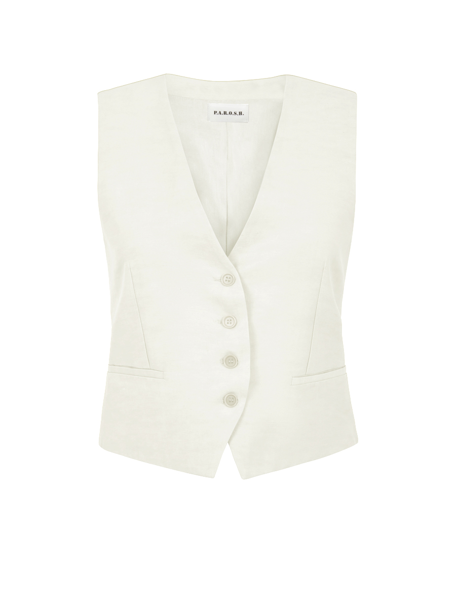 Blazer-Weste RAISA in Creme von PAROSH